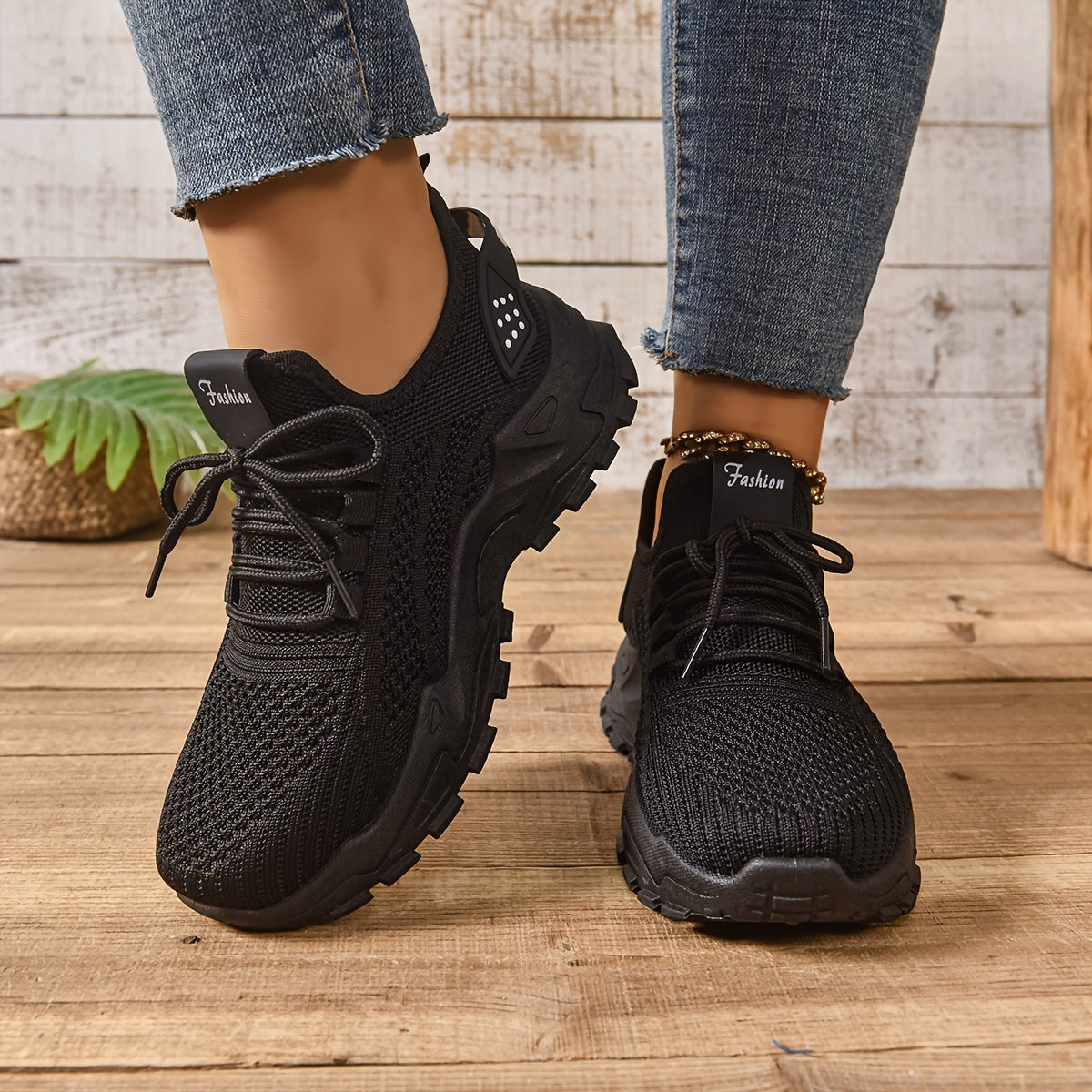 Կանացի առօրյա սպորտային կոշիկներ՝ շնչող գործվածքից վերնամասով, ռետինե ներբանով, ցածր գագաթով, պարզ մատով, բոլոր եղանակների հարմարավետ կոշիկներ, առօրյա հագուստ | Ժամանակակից առօրյա ոճ | Շնչող գործվածքից սպորտային կոշիկներ