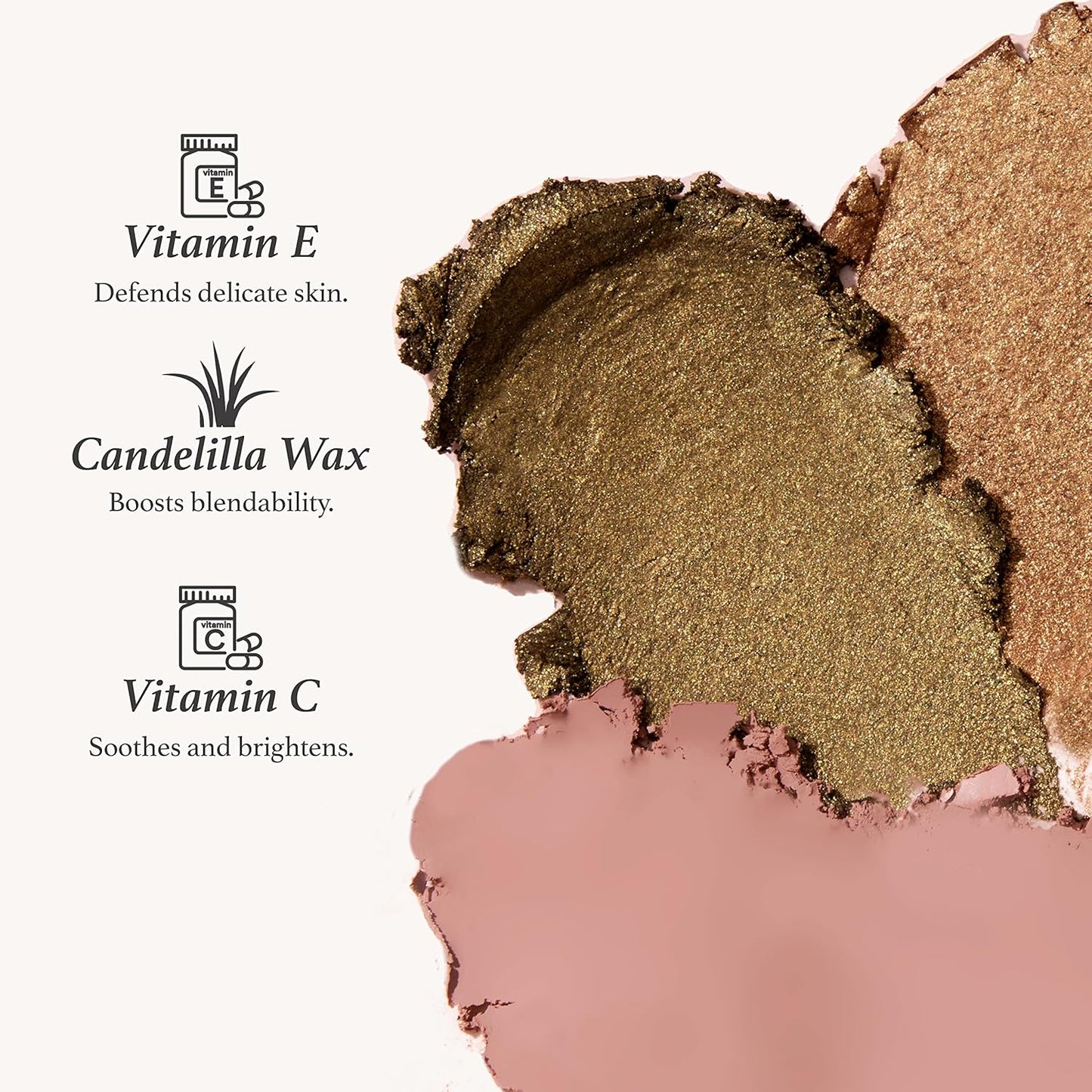 Julep Eyeshadow 101 Crème-To-Powder Waterproof Shadow Stick – Champagne Shimmer – Long-Lasting, Crease-Proof, Medium Golden-Beige Shimmer Cream Eyeshadow with Built-In Smudger