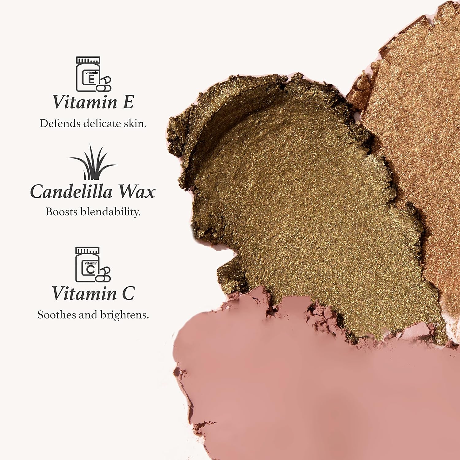 Julep Eyeshadow 101 Crème-To-Powder Waterproof Shadow Stick – Champagne Shimmer – Long-Lasting, Crease-Proof, Medium Golden-Beige Shimmer Cream Eyeshadow with Built-In Smudger