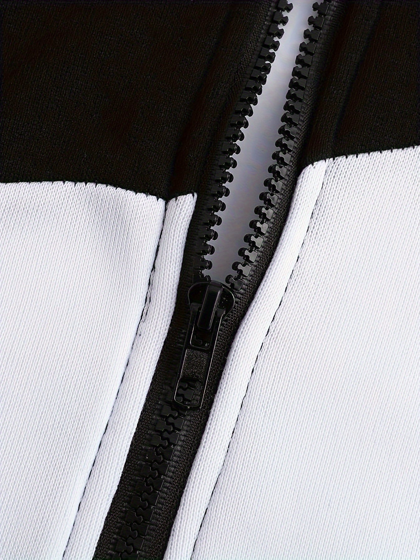 New Autumn and Winter Men's Zipper Design Hoodie Suit Fleece Hoodie Men's Casual Sports Suit