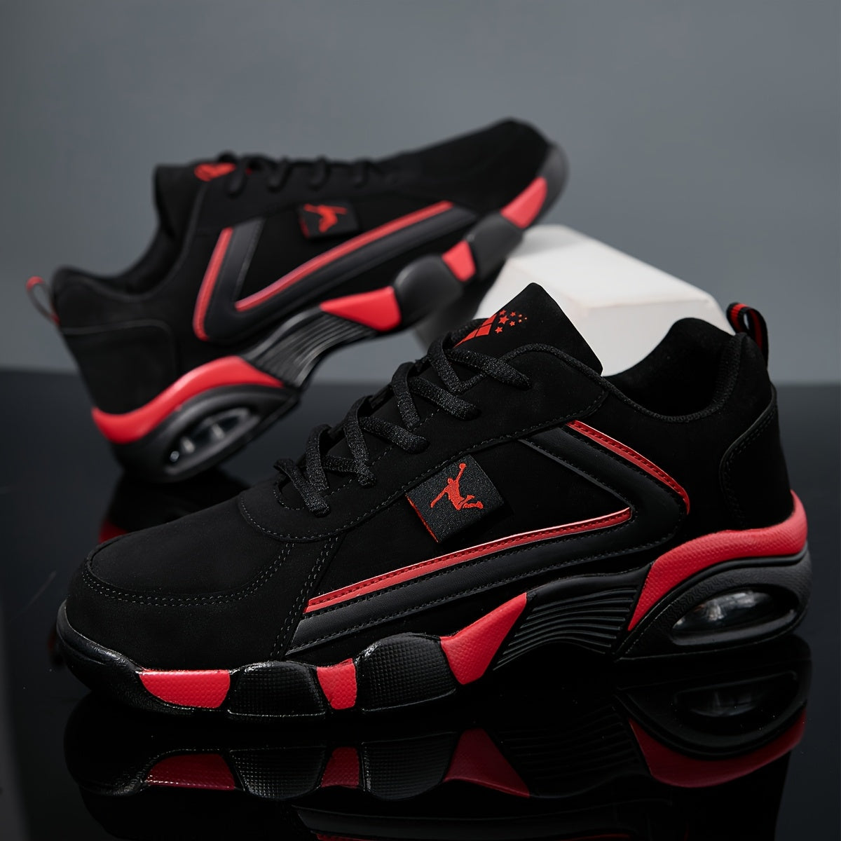 Breathable Fitness Training Sneakers - Durable Air-Cushioned Outdoor Casual Shoes, Suitable for Running And Everyday Use - ayq