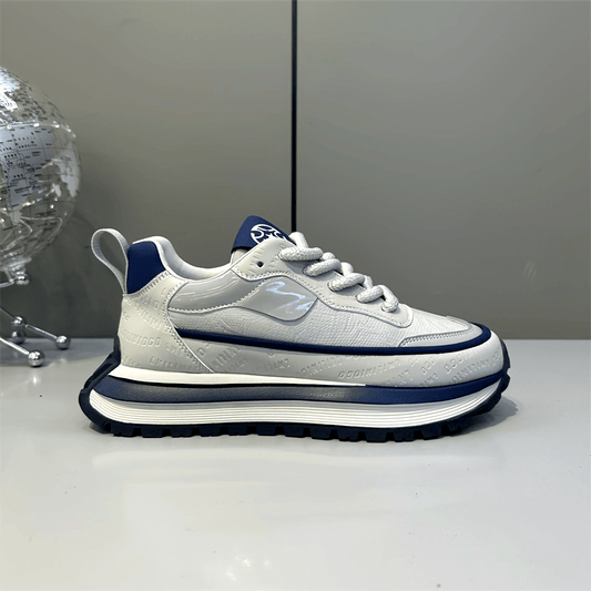 Men's Slip-Resistant Solid Color Sneakers - Low-Top Lace-Up Shoes Suitable for Casual, & Daily Wear - Comfortable Cushioned Sole, PVC Outsole, Year-Round Versatile Sneakers - ayq
