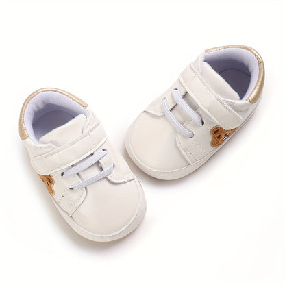 Casual Cute Cartoon Bear Sneakers For Baby Boys, Lightweight Non-slip Walking Shoes For Spring Summer Autumn