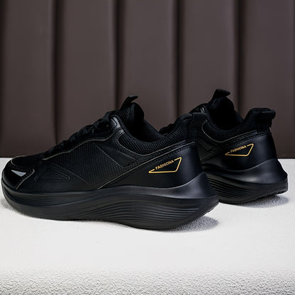 Men'S Lightweight Lace-Up Sneakers, Suitable for Running, Basketball, Fitness, And Casual Wear at The Gym - ayq