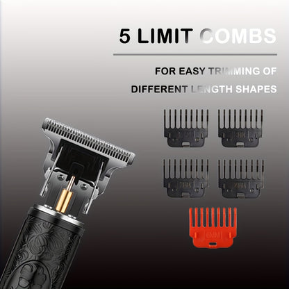 3pcs Professional Cordless Hair Clippers for Men, Includes Precision Hair Trimmer, Beard Trimmer T-Blade Detailer, Adjustable Cutting Lengths, Perfect Gift Set for Men Haircut, Beard, Ideal Gift for Men, Hair Clippers for Men