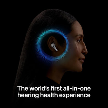 Apple Airpods Pro 2 Wireless Earbuds, Active Noise Cancellation, Hearing Aid Feature, Bluetooth Headphones, Transparency, Personalized Spatial Audio, High-Fidelity Sound, H2 Chip, USB-C Charging