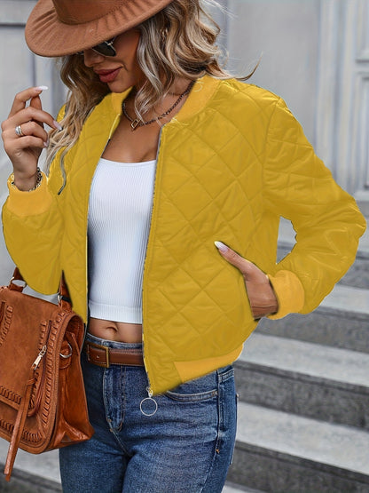 Ououjia գործարանային խանութ 2025 աշուն և ձմեռ նոր առօրյա խառնվածքի կարված հագուստ կանացի բաճկոններ կարճ վերարկուներ