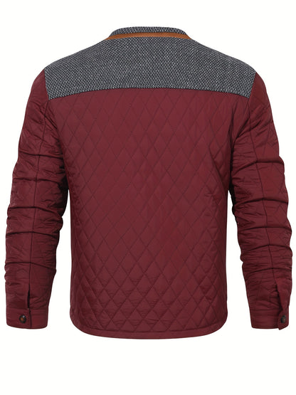 Men's Lightweight Warm Polyester Baseball Jacket for Hunting