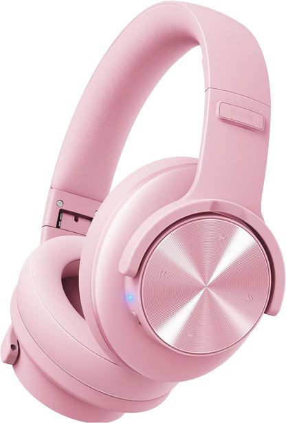Picun B8 Bluetooth Headphones, 120H Playtime Headphones Wireless Bluetooth with 3 EQ Modes, Low Latency, Hands-Free Calls, over Ear Headphones for Travel Home Office Cellphone PC Black
