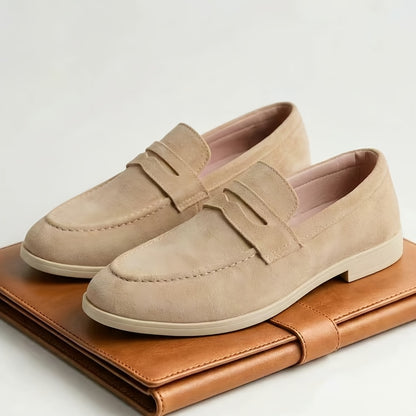 Men's Slip-On Fabric Loafers for All-Season Comfort