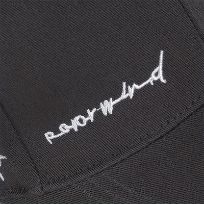 Trendy 4-Season Duckbill Baseball Cap With Embroidery, Adjustable Sun Protection For Women