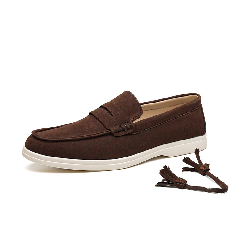 Men's All-Season Reversible Slip-On PU Dress Shoes