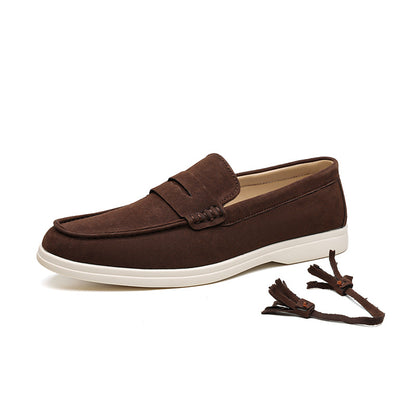 Men's All-Season Reversible Slip-On PU Dress Shoes