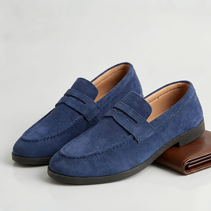 Men's Slip-On Fabric Loafers for All-Season Comfort