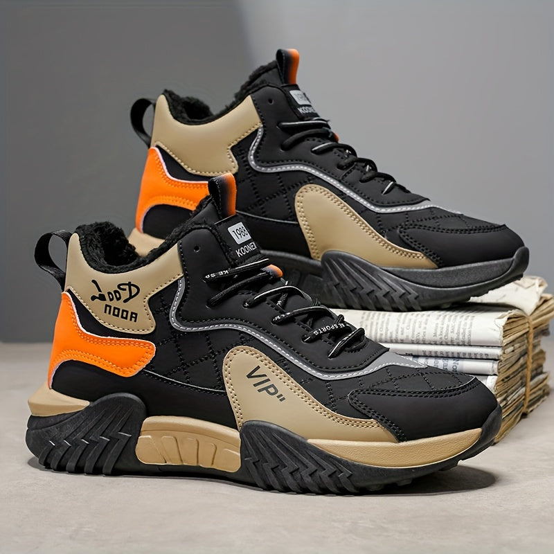 Men's Casual Sports Shoes Snow Boots with Lining Comfortable