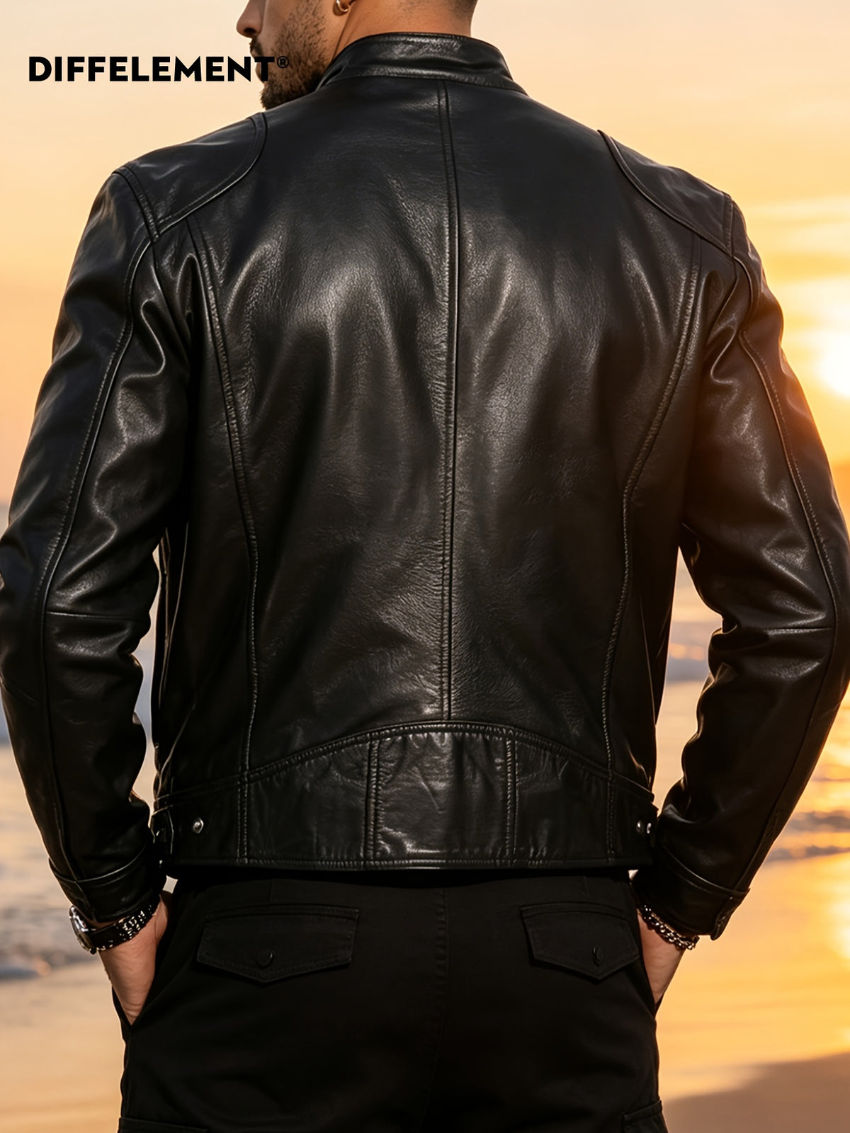 Men's Lightweight Stand Collar Windproof Softshell Jacket