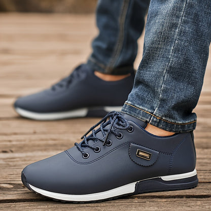 Men's All-Season Business Casual Lace-Up Shoes, Large Size