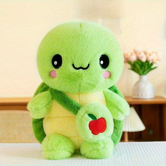 Soft Green Turtle Plush Toy - Cute Cartoon Turtle Doll, Perfect Birthday Gift, Birthday Present, Birthday Party Decor, Birthday Gift for Her, Birthday Gift for Him