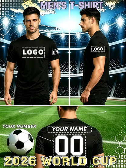 Men's Custom Football Jersey - Breathable Quick-Dry Polyester