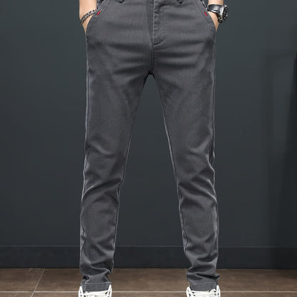 Men'S Spring Casual Trousers, Lightweight Business Outdoor Straight-Leg Pants, Versatile And Stylish for Spring And Autumn, Suitable for Sports And Formal Occasions.