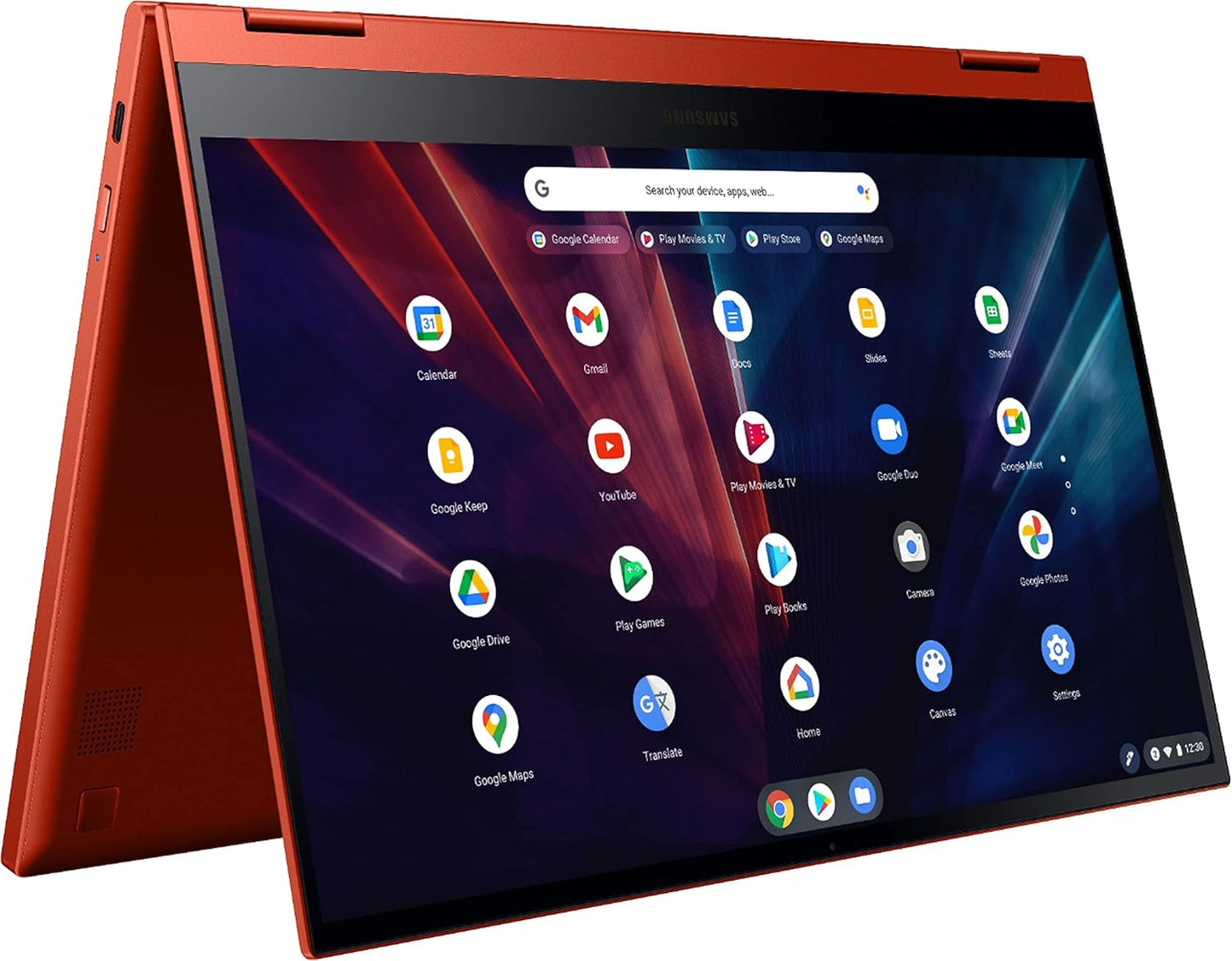 Samsung Galaxy Chromebook 2 XE530QDA-KA1US 13.3" Touchscreen 2 in 1 Chromebook - Full HD - 1920 X 1080 - Intel Core I3 (10Th Gen) I3-10110U 2.10 Ghz - 8 GB RAM - Fiesta Red