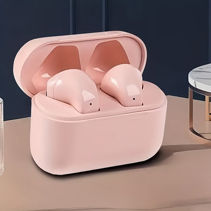 Wireless Earbuds with Volume Control, Semi-Open Design, High-Fidelity Sound, ENC Noise Cancellation, Long Battery Life, Rechargeable Lithium Polymer Battery, Compatible with iPhone, Samsung, Android, for Adult, Birthday, East