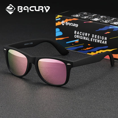 BACURY Polarized TAC Lens PC Frame Casual Unisex Sunglasses