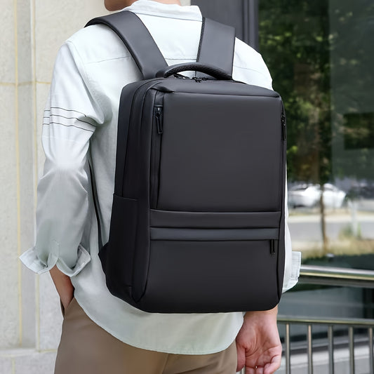 40.89cm Laptop Backpack - Durable Synthetic Leather High Quality Shockproof Multi-Compartment Sporty Design Convertible Shoulder  Top Handles for Commuting Travel School College