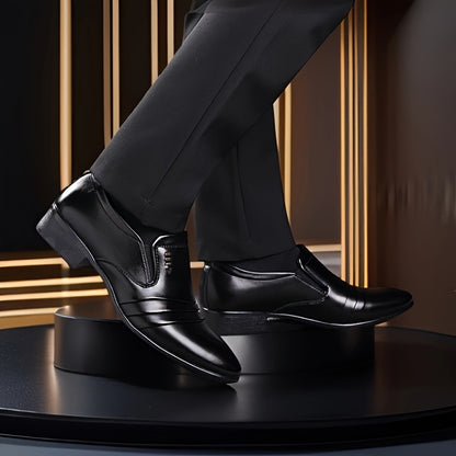 Men's Business Slip-On Loafers Pointed Toe Comfortable Shoes