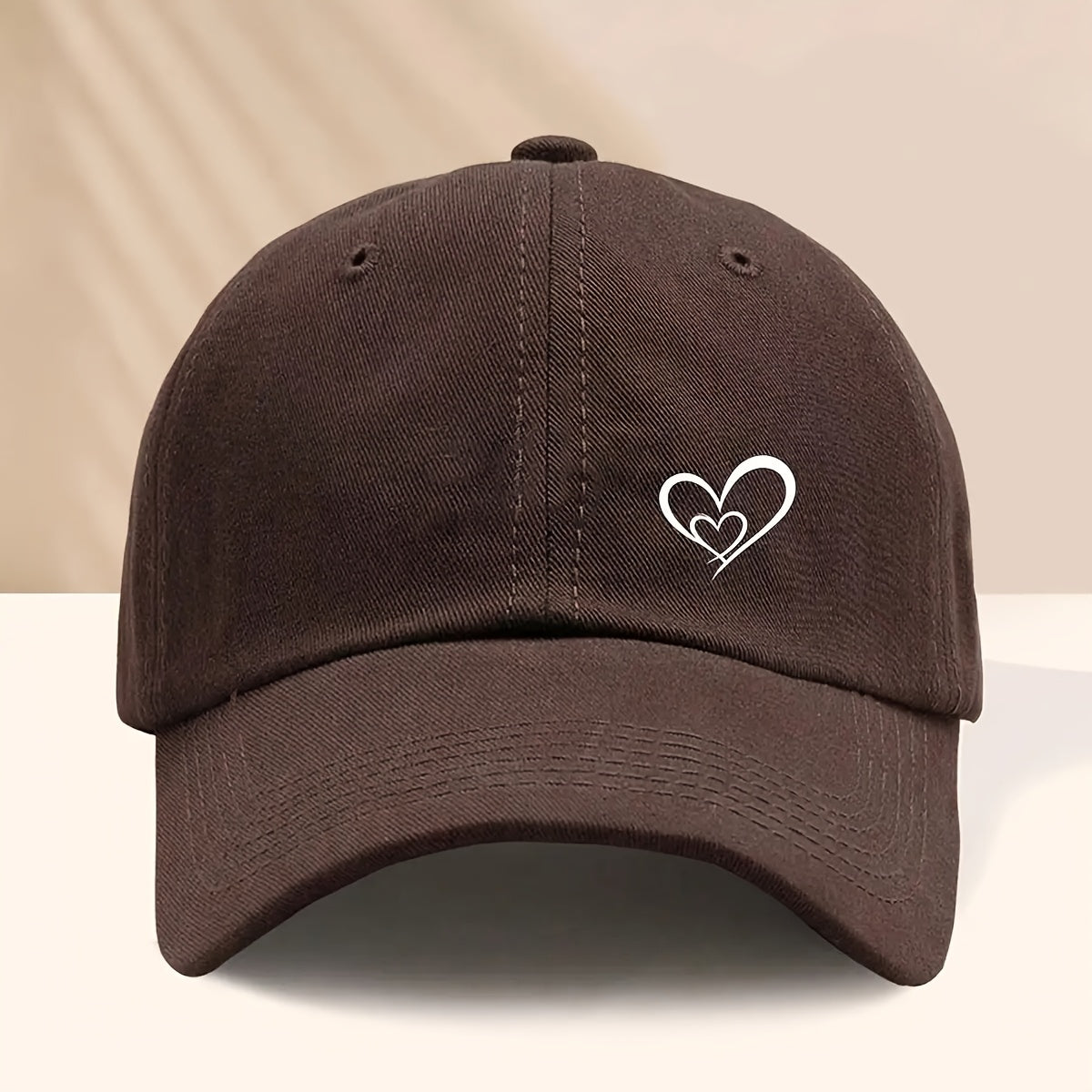 Unisex Breathable Baseball Cap for All Seasons, Fitted Polyester