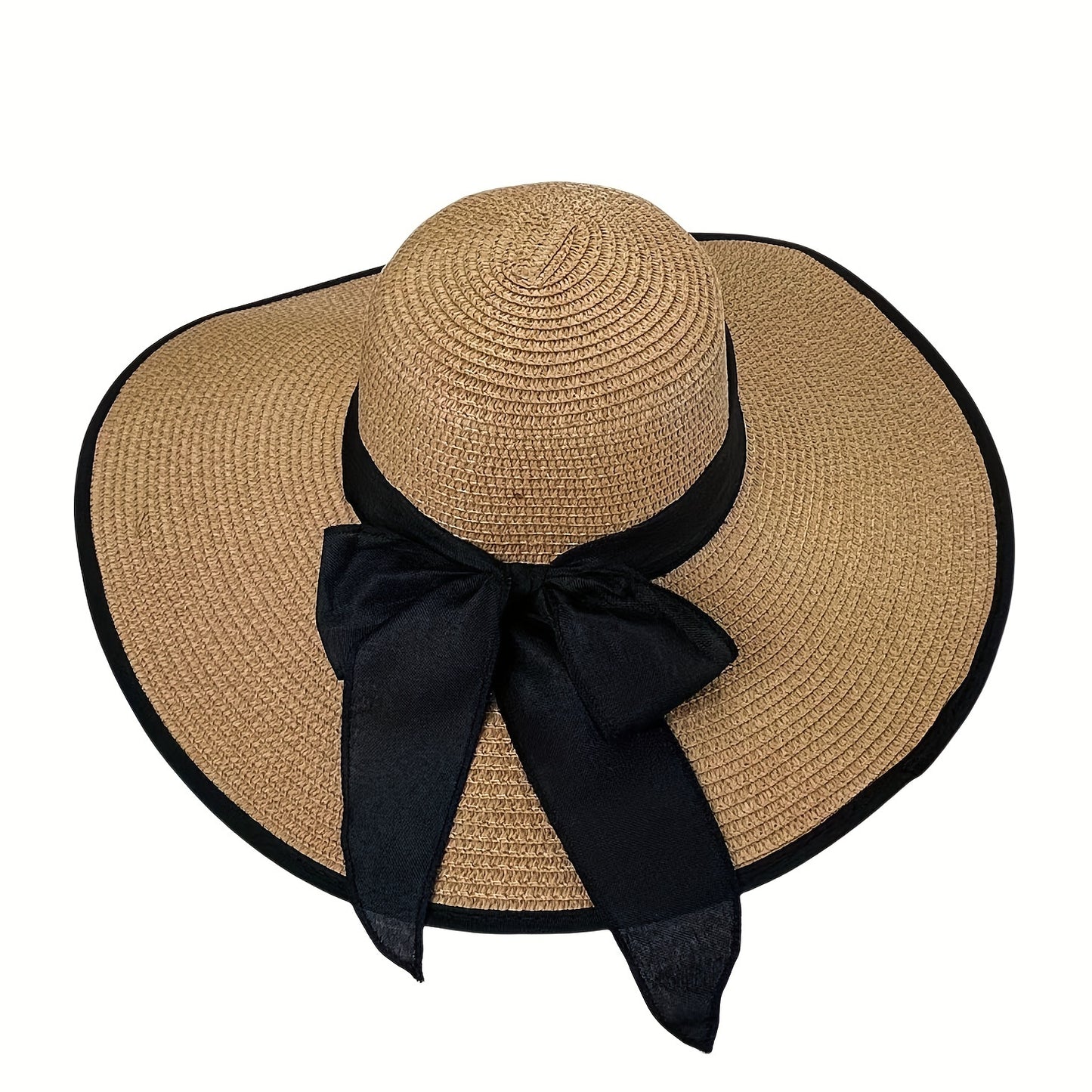 Women’s Linen Large Brim Foldable Summer Beach Hat