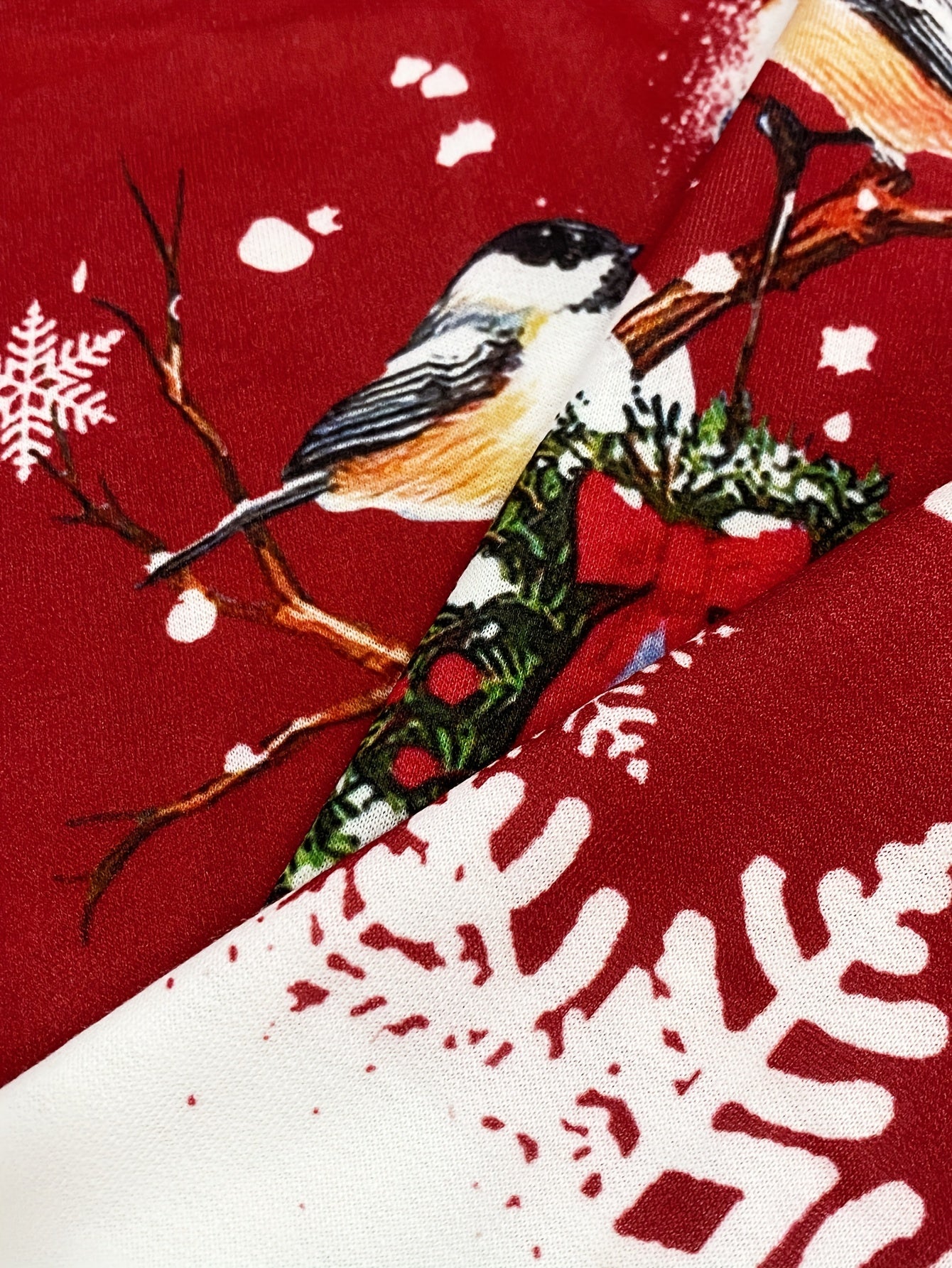 Christmas Snowman Print Sweatshirt, Casual Long Sleeve Crew Neck Sweatshirt For Fall & Spring, Women's Clothing