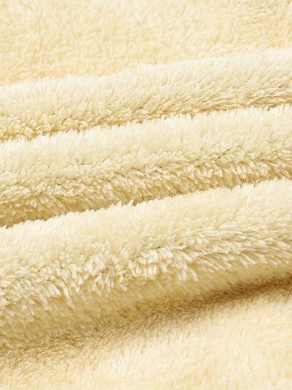 2pcs Boys' Fleece-Lined Thickened Warm Hoodie + Pants Set, Stylish Letter Print Winter Comfortable Sportswear Outfit for Kids Casual Leisurewear, Perfect for, Blanket Hoodie Kids