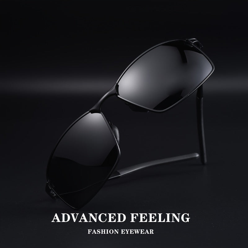 Men's Polarized UV400 Stainless Steel Driving Sunglasses