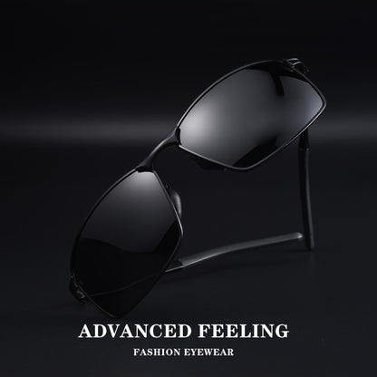 Men's Polarized UV400 Stainless Steel Driving Sunglasses