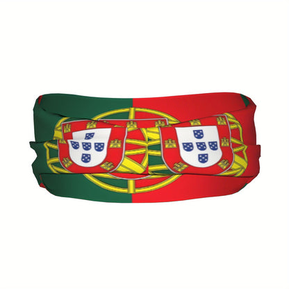 Portugal Flag Sports Headband - Polyester Geometric Design - ayq