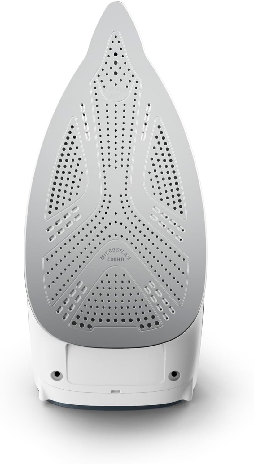 Rowenta Iron Steamer for Clothes, Focus Stainless Steel Soleplate, 400 Microsteam Holes, Powerful Steam Iron, Lightweight, Leakproof, 1725 Watts