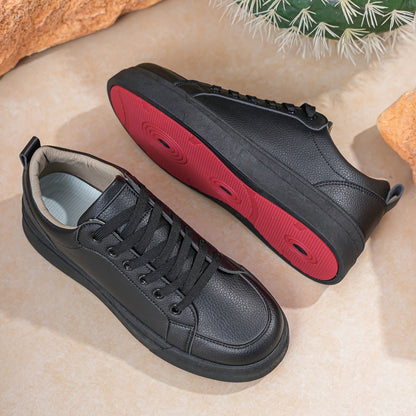 Men's Retro Casual Low-Top Sneakers with PU Upper