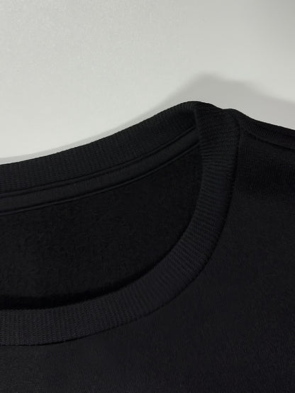 Women'S 2026 Happy New Year Disco Ball Sweatshirt - Black with Golden Glitter & Bow Graphic, Cozy Round Neck Long Sleeve Casual Pullover for Winter, Festive Party Outfit & Casual Attire, New Year Shirt, Yorkshire Terrier Swea