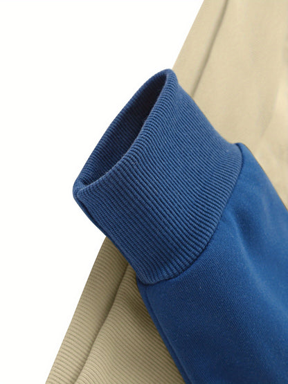 A New Trendy Color-Blocked Hoodie with Raglan Sleeves And Loose-Fitting Cargo Pants Featuring Multiple Pockets, Perfect for Casual Everyday Wear. This Breathable Hoodie And Loose Long Pants Set Comes in a Two-Piece Print Desi