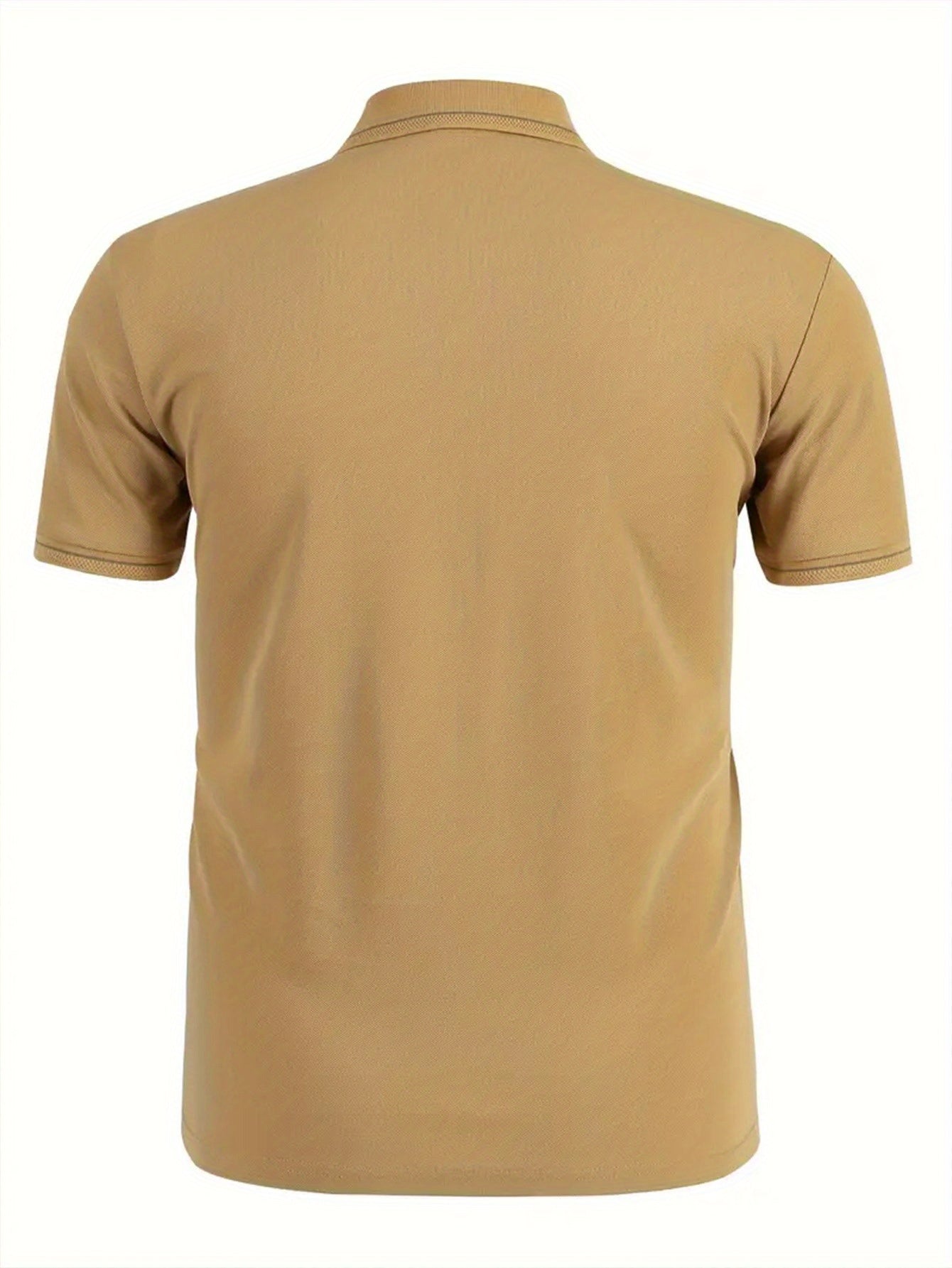 BOOS letter print, 1 premium Men's shirt, polyester fabric, regular fit, turn- collar top, summer short sleeve T-shirt, birthday gift, inner or outer wear, outdoor casual, sportswear, business casual, stylish and breathable, - ayq