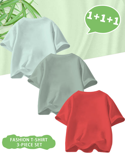 Baby Boys' Casual Long Sleeve T-Shirts with Letter Prints, Spring/Summ
