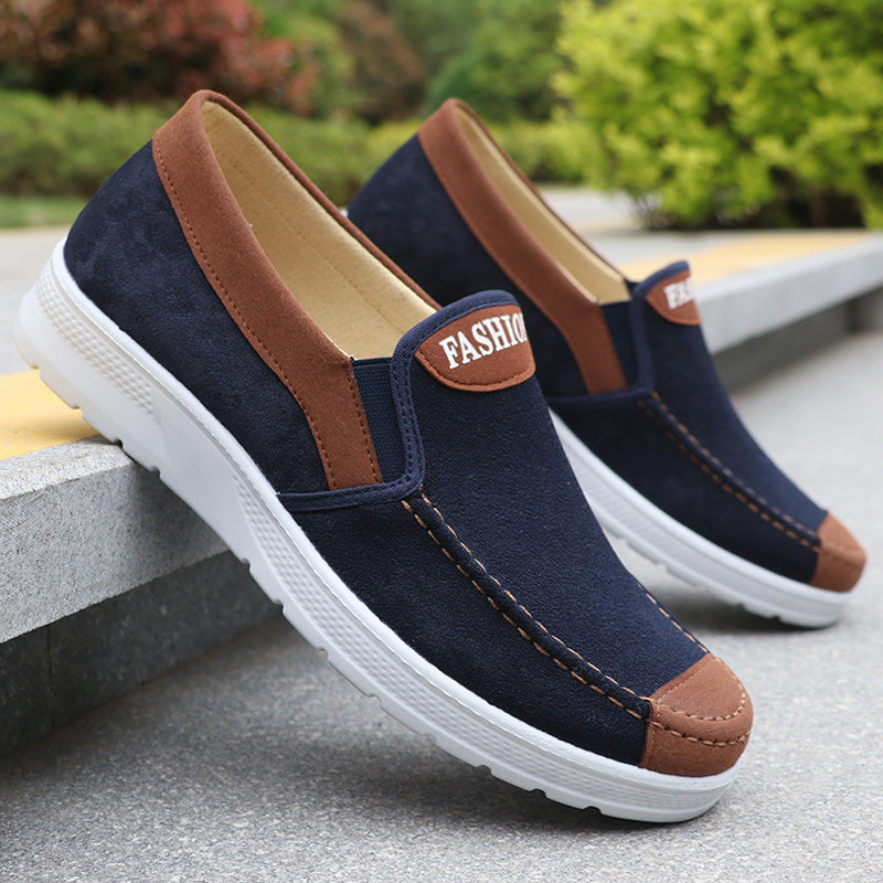 Men'S Low-Top Trail Running and Skateboarding Shoes | Faux Upper, Fabric Insole and Inner, Lace Closure, All-Season Casual Style - ayq