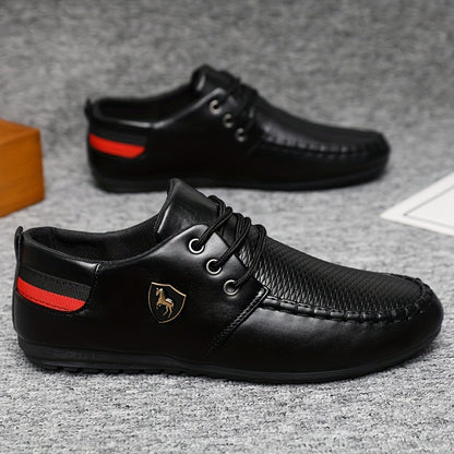 KOONEXY Men'S White Casual Sneakers with Black And Red Accents - Low-Top Lace-Up Design, Breathable Fabric Lining And Durable PVC Sole, Suitable for All Seasons for a Comfortable Experience - Versatile Street Style Shoes for - ayq
