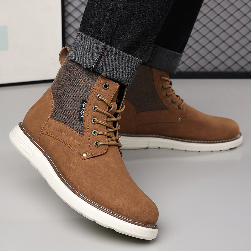 Men's British Style Soft Sole Business Casual Leather Boots