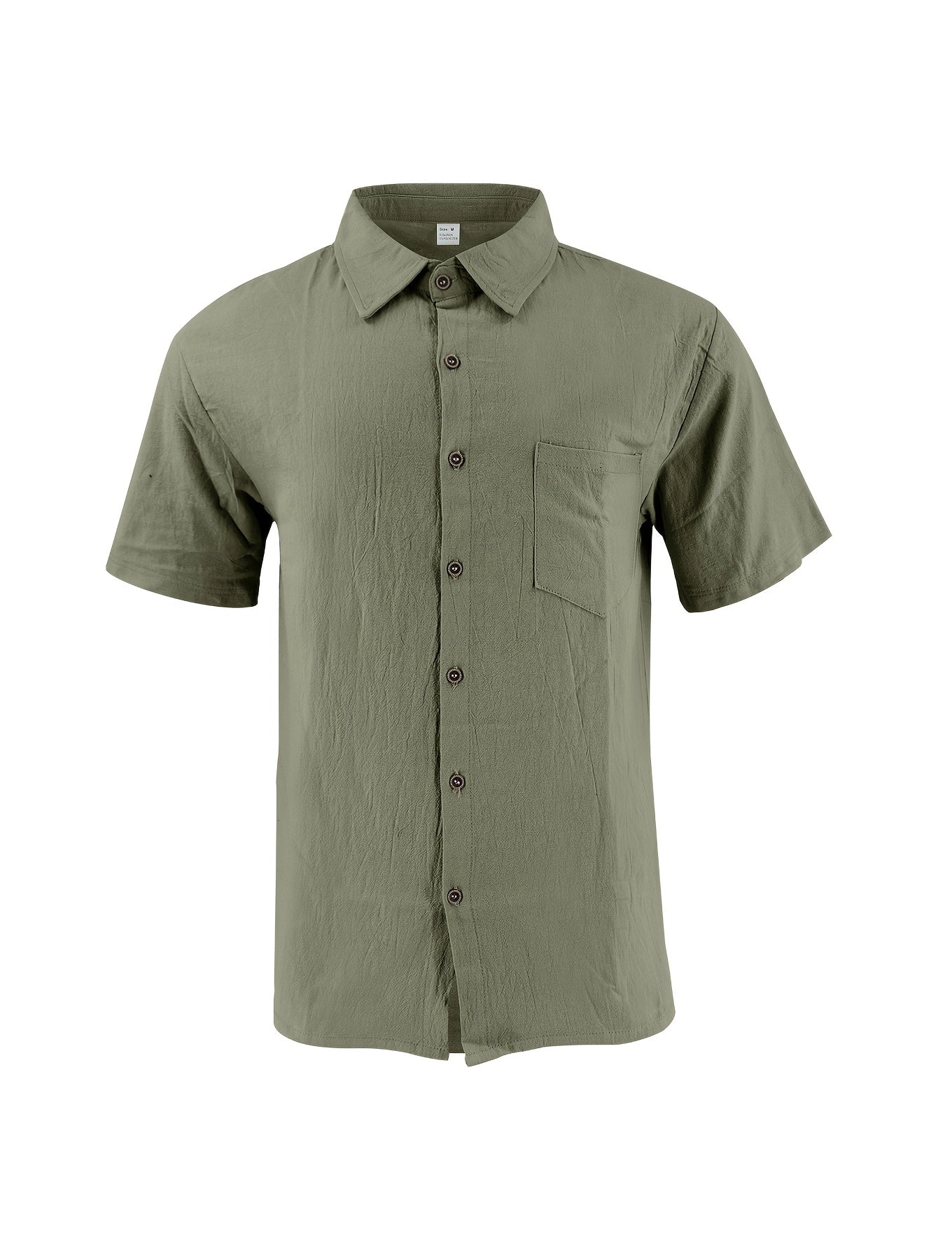 Men's Casual Linen Shirt and Pants Set for Summer Comfort