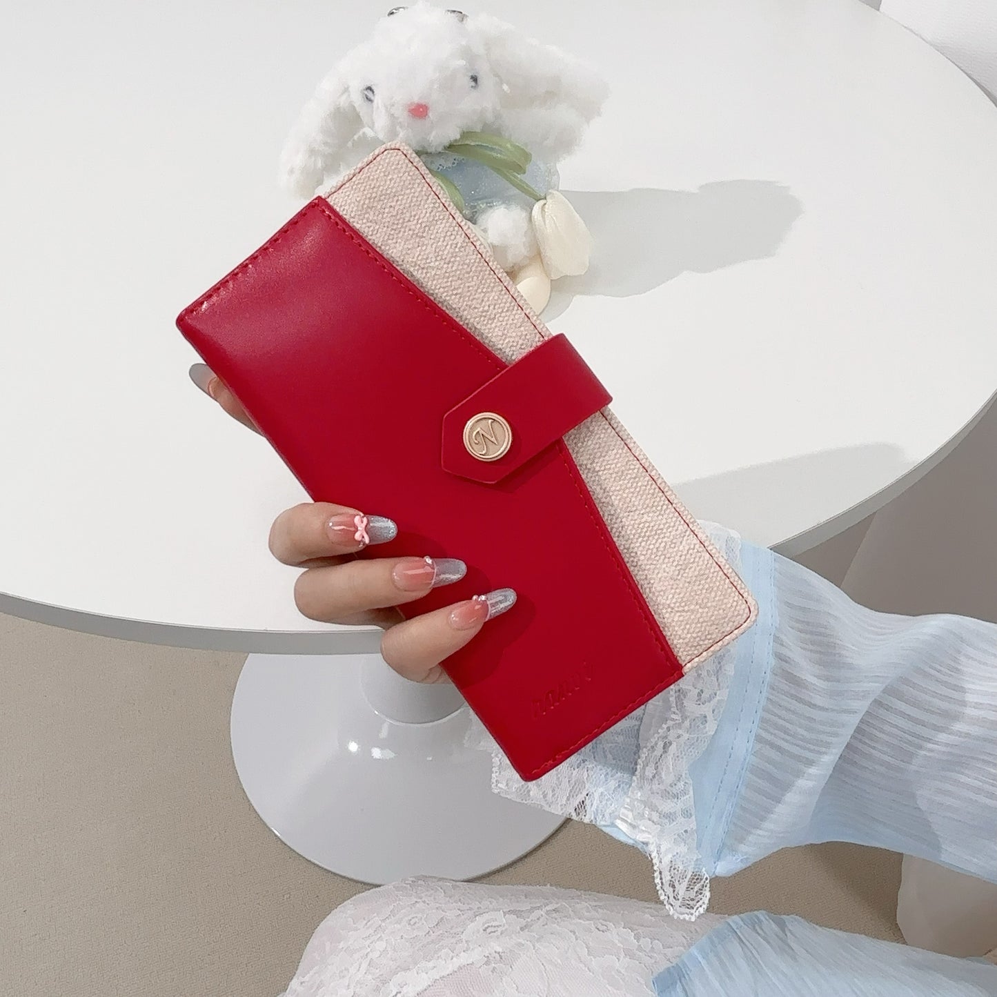 Women's Wallet 2024 New Niche Design High-End Large Capacity Long Card Holder Dual Function