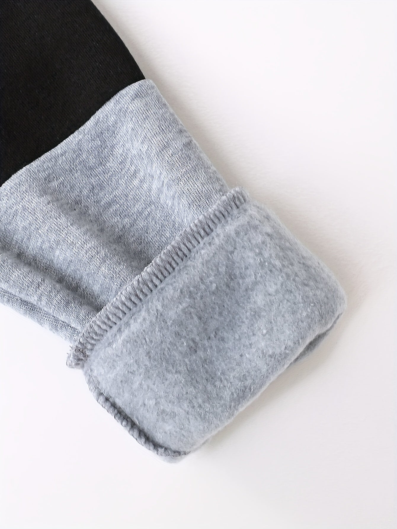 2pcs Boys' Autumn/Winter Fleece-Lined Hooded Sweatshirt and Pants Set, Simple Letter Print Fashion Classic Outfit for Outdoor Sports and Casual Wear, 100% Polyester Knit Stretch Fabric, Ideal Gift Choice for Kids, Perfect for