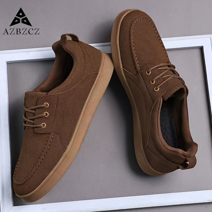 Men's Casual Lightweight Lace-Up Low Top Sneakers