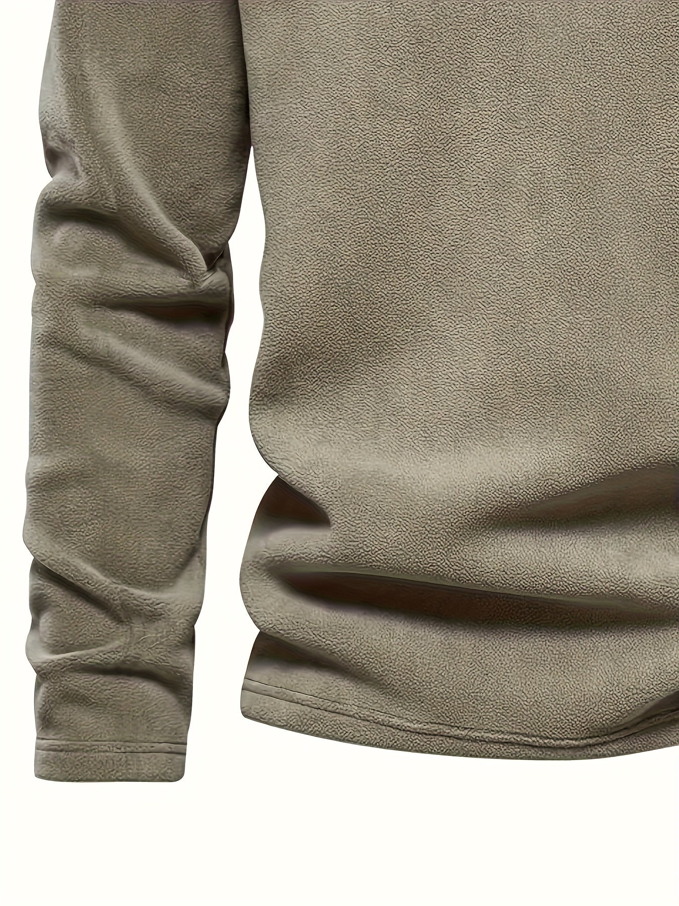 Men'S Heavyweight Full-Zip Hoodie - Thermal Winter Jacket with Zipper Closure, Stand Collar, Long Sleeve Cold Weather Coat for Skiing, Commuting - Thick Insulated Outerwear (Solid Color) - Easy-Care Zipper Front Closure, Wint